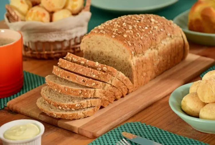Receita de pão integral simples