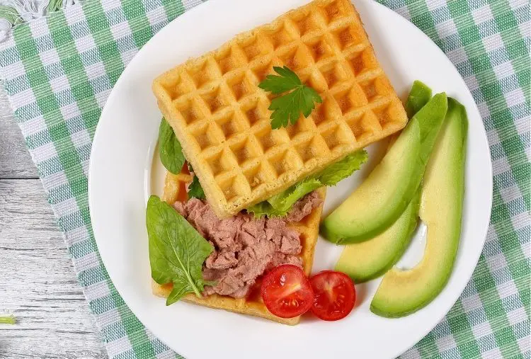 Waffle salgado