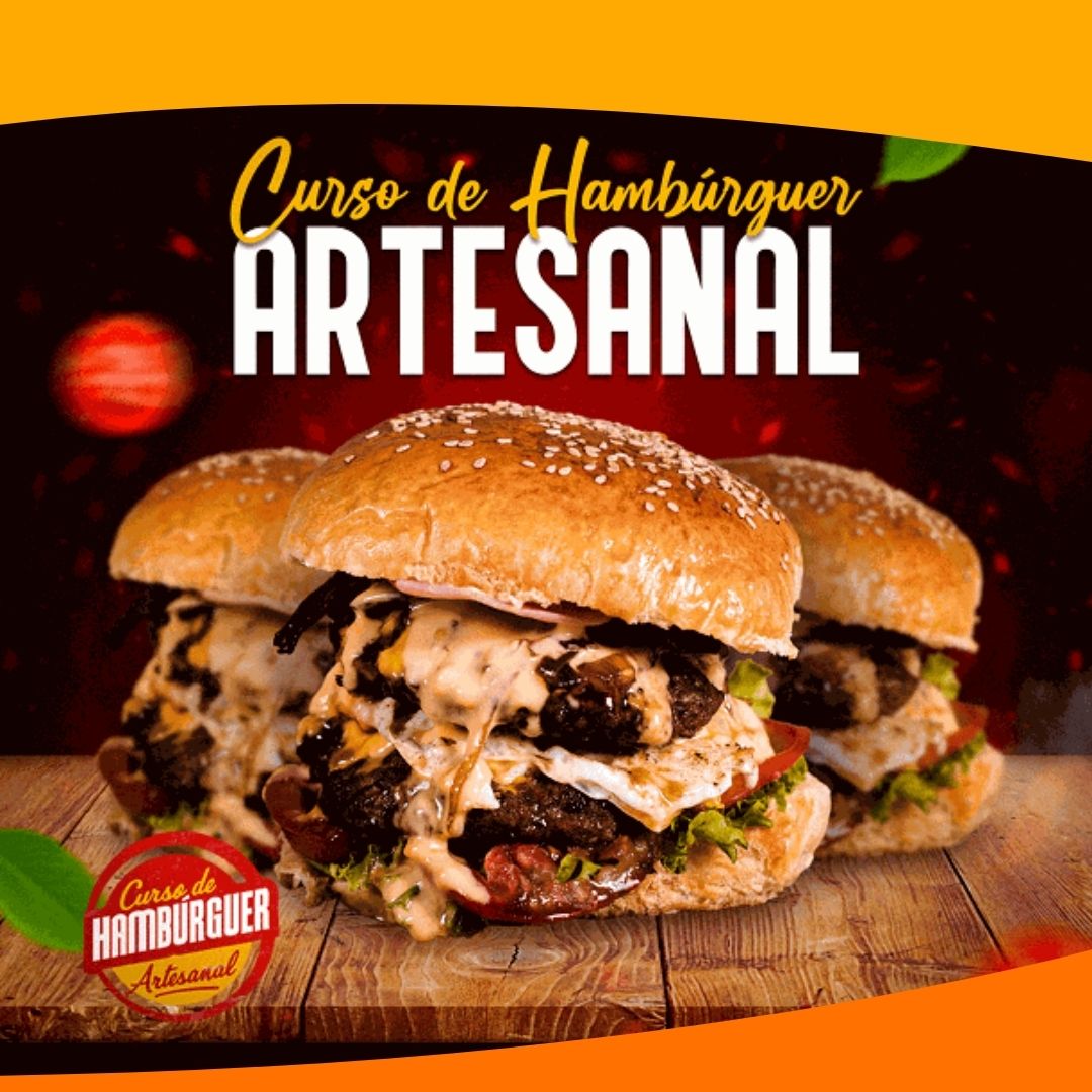 banner curso hambuguer artesanal