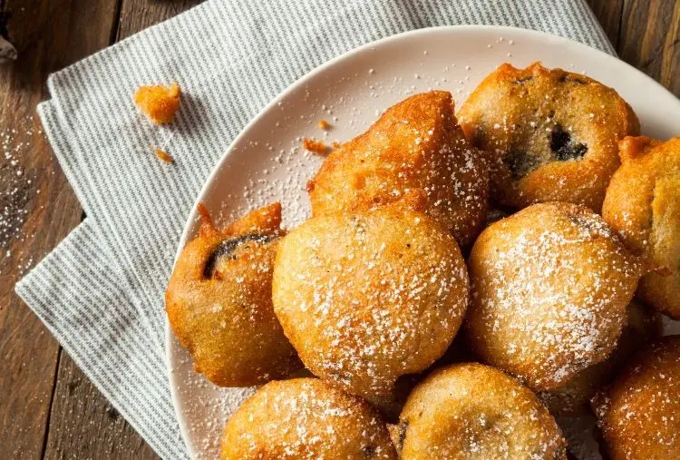bolinho de grão de bico saudável