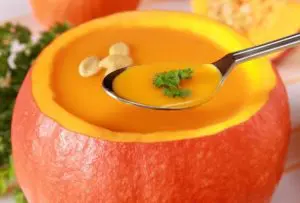 receita de sopa de abóbora