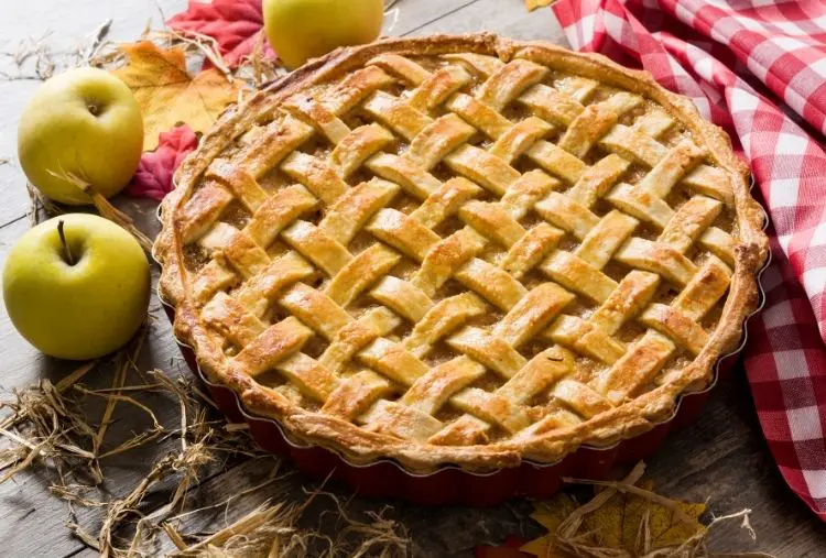 torta de maçã americana