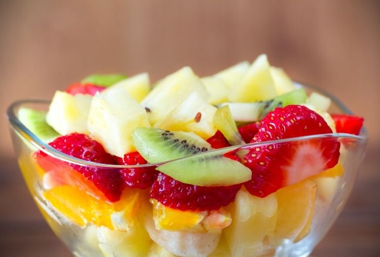 Salada de frutas simples