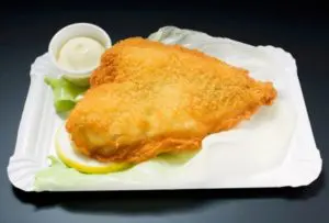 filé de peixe com curry e limão