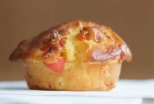 Cupcake salgado de queijo