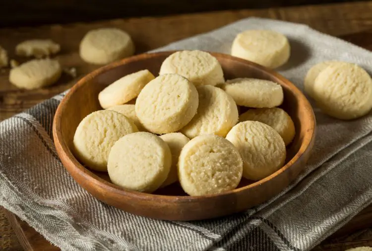 Biscoito de maizena com ingredientes