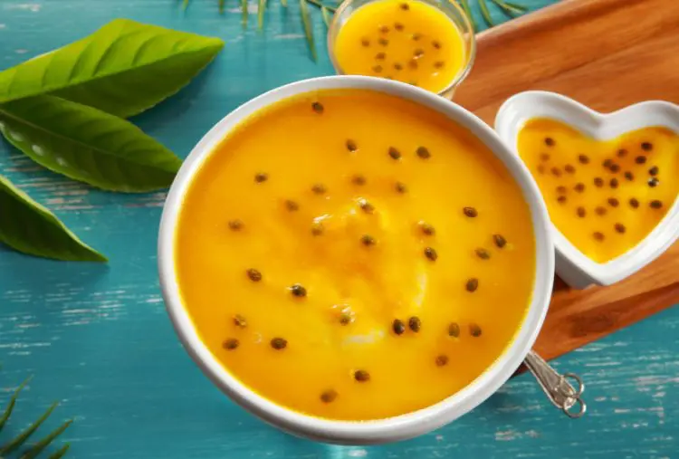 Flan de maracujá