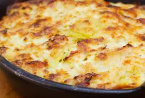 Bacalhau cremoso com catupiry