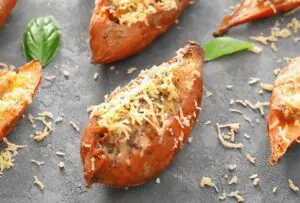 Batata doce rechada