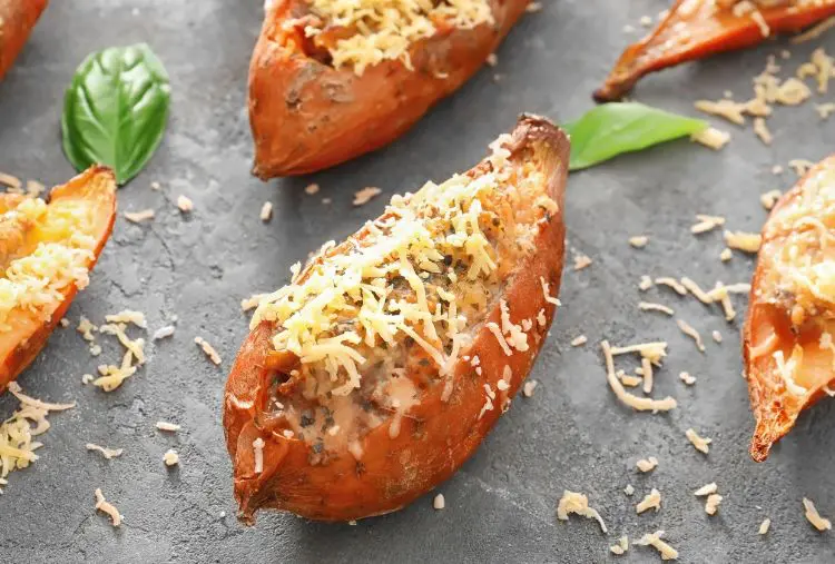 Batata doce rechada