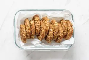 Bolachas saudáveis de aveia e banana