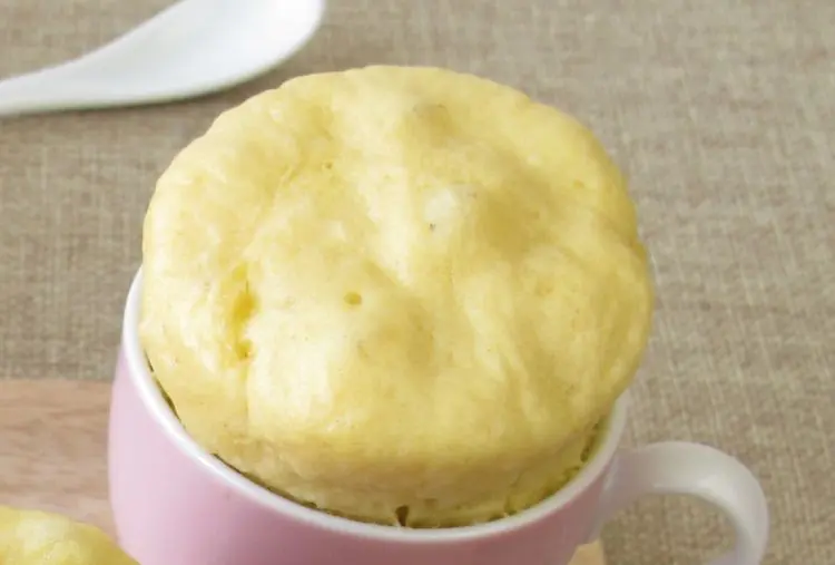 Bolo de caneca com farinha de amêndoas