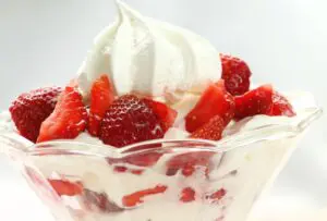 Merengue de morango diet
