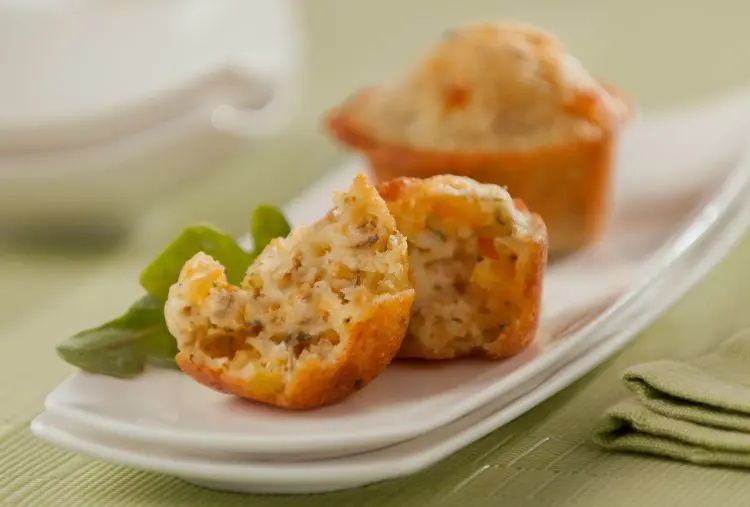 Muffin de atum low carbs