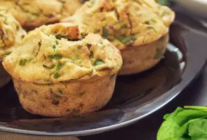 Muffin de espinafre