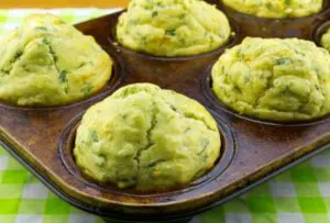 Muffin de espinafre low carb