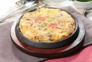Omelete prática de forno