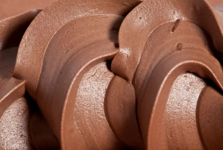 Recheio mousse de chocolate