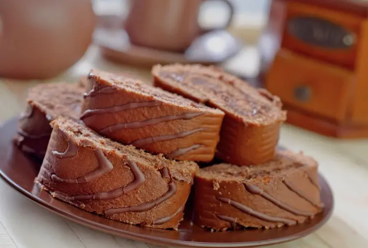Rocambole de chocolate