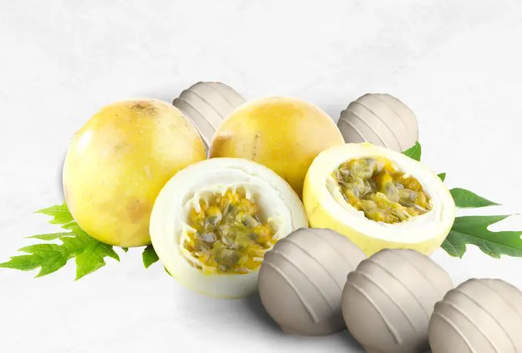 Trufa cremosa de maracujá