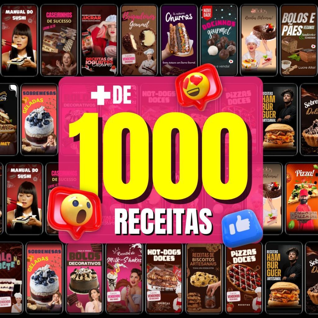 banner + 1000 receitas
