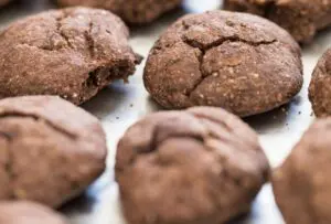 cookie de cacau vegano