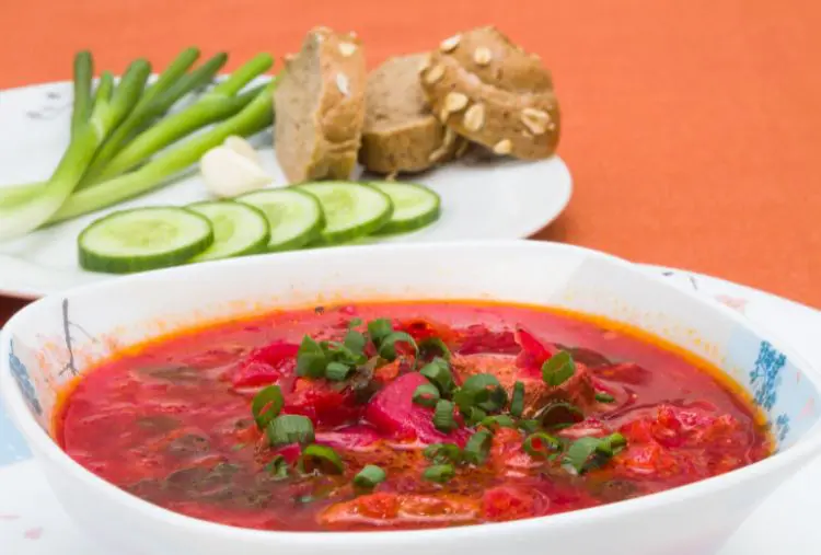 sopa de beterraba e cenoura