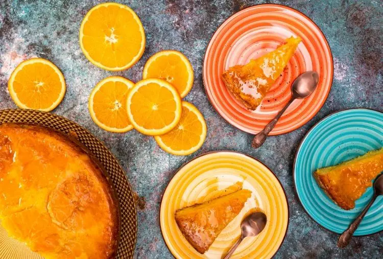 Bolo de laranja molhadinho