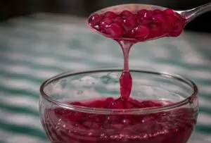 Sagu de suco de uva