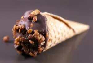 cone de chocolate