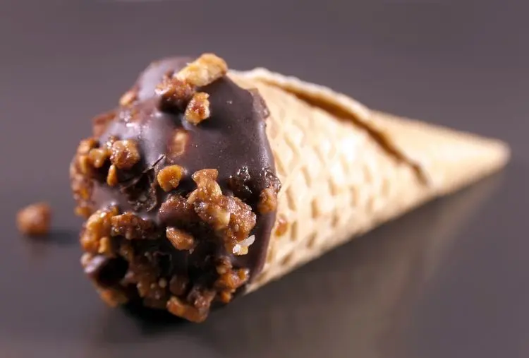 cone de chocolate