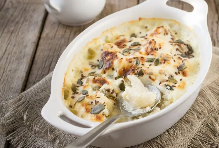 couve flor gratinada fit