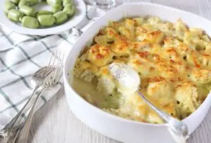 couve flor gratinada simples