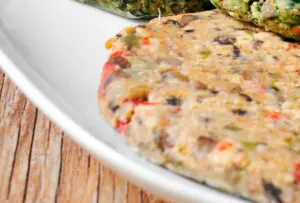 hamburguer de palmito vegano