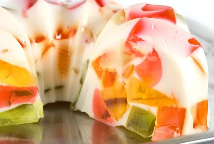 mosaico de gelatina
