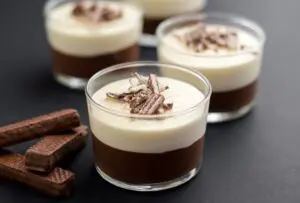 mousse de limão com chocolate