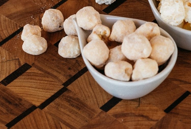 pipoca doce com leite em pó