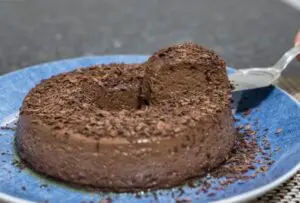 pudim de chocolate