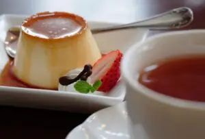 pudim de chocolate branco