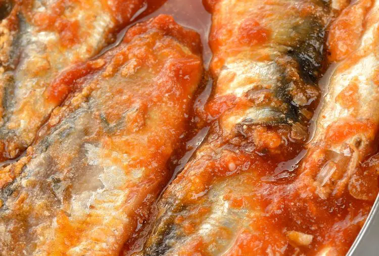 sardinha na panela de pressão