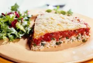 torta de arroz cozido