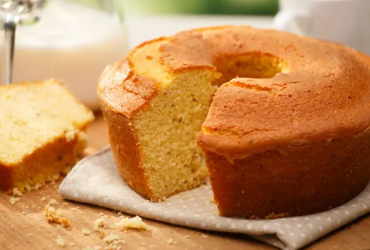 bolo de fubá com amido de milho