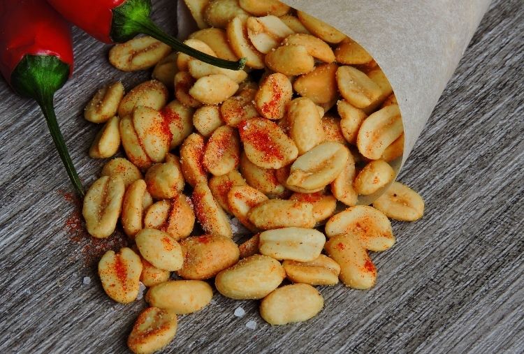 amendoim pimenta