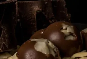 chocolate com amendoim