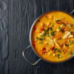 caldo de abobora com frango