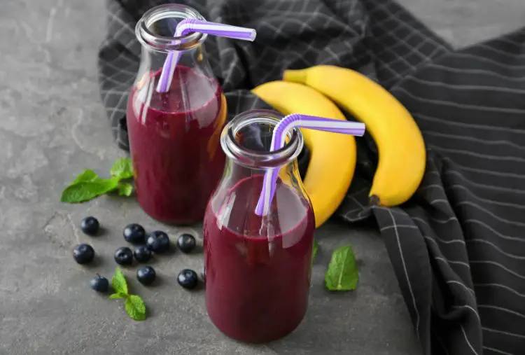 shake de açaí com whey