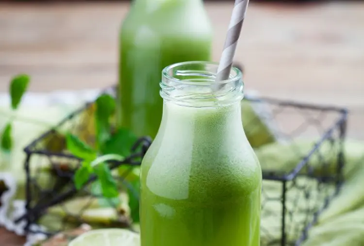 suco verde sem gengibre
